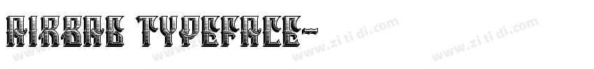 Airbag Typeface字体转换